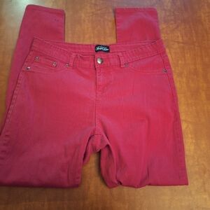 Jane Doe Brand Red Jeans Size 16